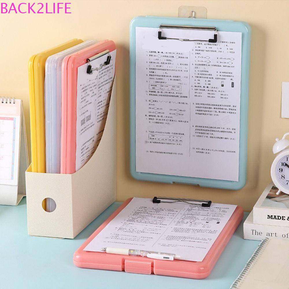 Back2lif Viết Clipboard, Hộp đựng tệp A4 dung lượng lớn Hộp đựng tệp A4, Chống nước