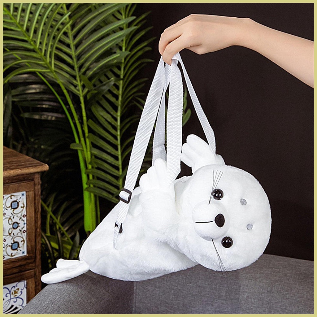 Ba Lô Thú Nhồi Bông Hình Động Vật Biển Dễ Thương Vui Nhộn Dành Cho Bé Trai Và Bé Gái aseavn aseavn