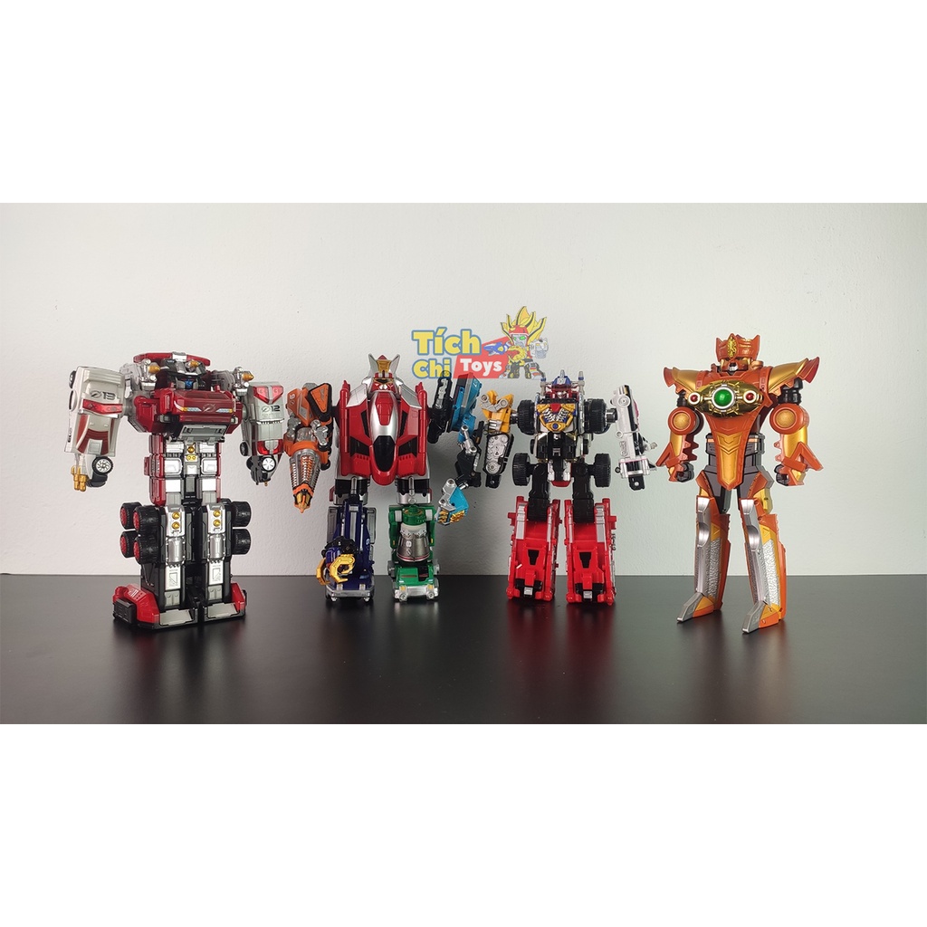 DX GoGo Sentai Boukenger - Siêu Nhân Sấm Sét Thám Hiểm - Đồ Chơi Mô Hình Chính Hãng Nhật Bản - BandaiTặng ô tô