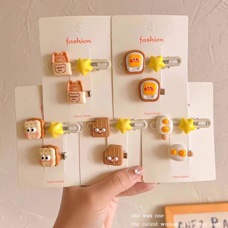 Mới Kẹp Tóc Hình Bánh Mì Ngộ Nghĩnh