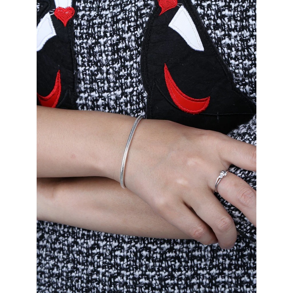 Vòng tay nam nữ lắc tay unisex basic LOKI chất liệu titan không gỉ mắt xích nhỏ dễ phối đồ- Vòng Tay ConJun