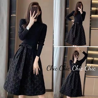Chic Chi cáo dài váy nữ Đầm Body Cho thời váy phổ biến Trendy hàn quốc Thời trang WLQ23A00GQ 42Z231017