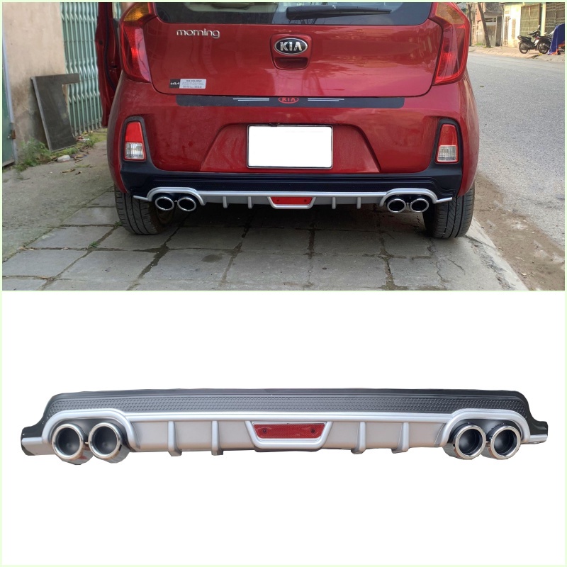 Lippo  Kia Morning mẫu độ pô xe thể thao