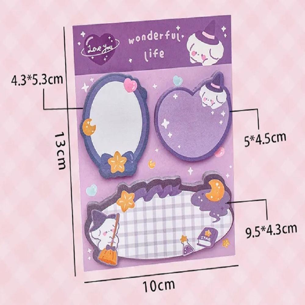 Kawaii Giấy Ghi Chú Họa Tiết Thỏ Dâu Tây Gấu Hoạt Hình Dễ Thương