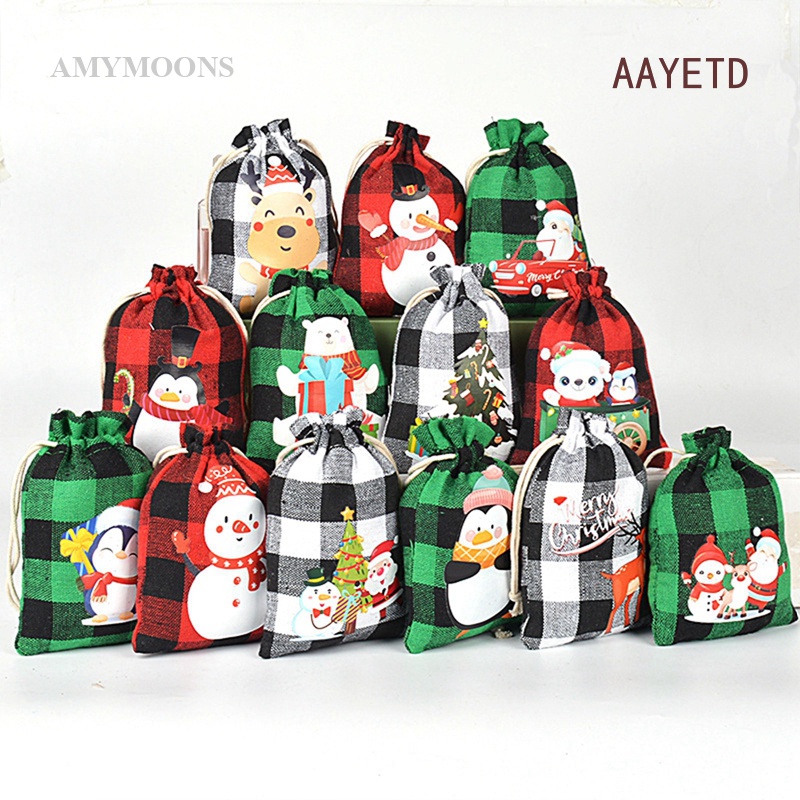 Aayetd Bộ 24 Lịch Dán Túi Quà Tặng Giáng Sinh