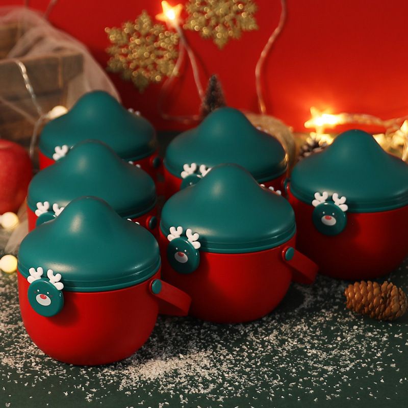 Hộp Quà Giáng Sinh Năm Mới 2022 Trang Trí Trái Táo Kèm Túi Đựng