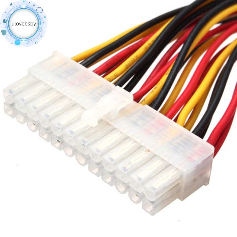Ulovebsby Dây Cáp Nối Dài 24 pin Sang Cổng pc psu tw Dài 30cm vn
