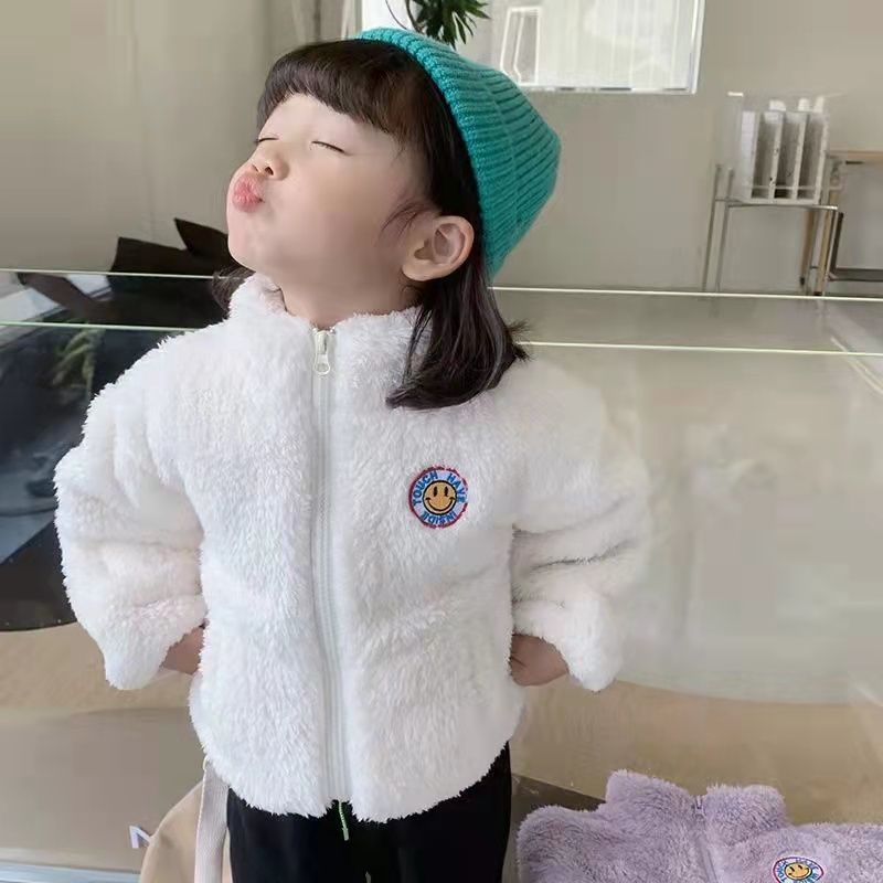 Áo Khoác cardigan Hai Mặt Cổ Cao Phong Cách Phương Tây Thời Trang Mùa Đông 2022 Cho Bé Gái