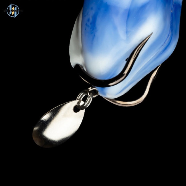 Zhin Mồi Câu Cá Giả Hình Ếch Sấm Sét Mềm Có Móc Mạnh Mẽ Bằng Silicon