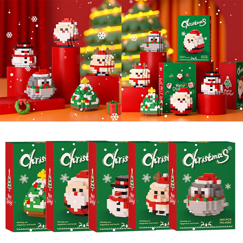 Đồ Chơi Xếp Hình lego Ông Già Noel Vui Nhộn Cho Bé YK