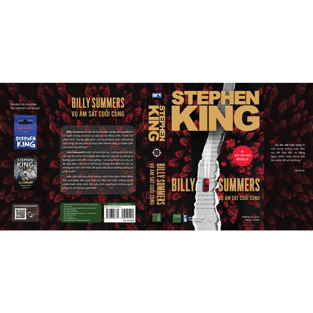 Sách - Billy Summers - Vụ ám sát cuối cùng - Stephen King