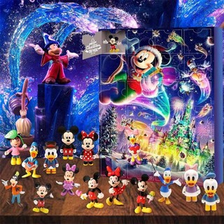 Mickey Mouse Christmas Doll Blind Box Christmas Arrival Calendar 24 Day Countdown Christmas Girl Children's Gift