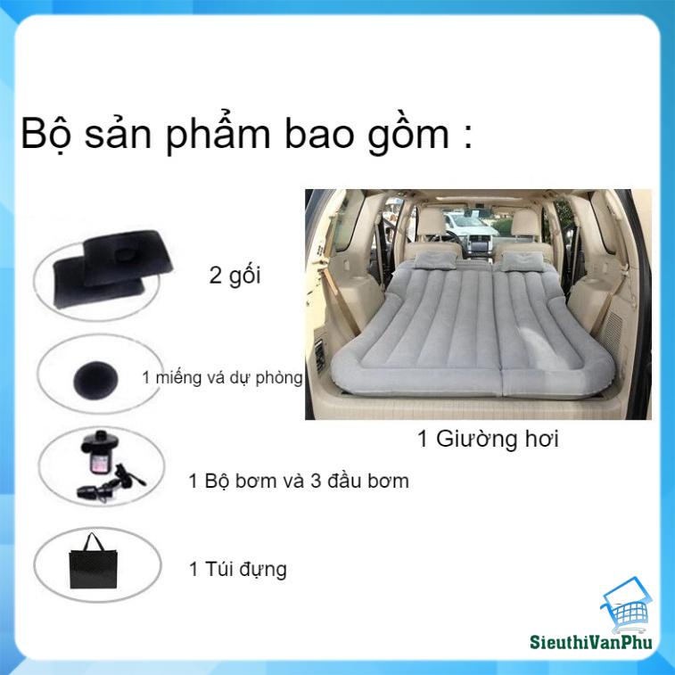 Đệm Hơi Ô Tô 7 chỗ Cao Cấp kích thước lớn 175x135x15