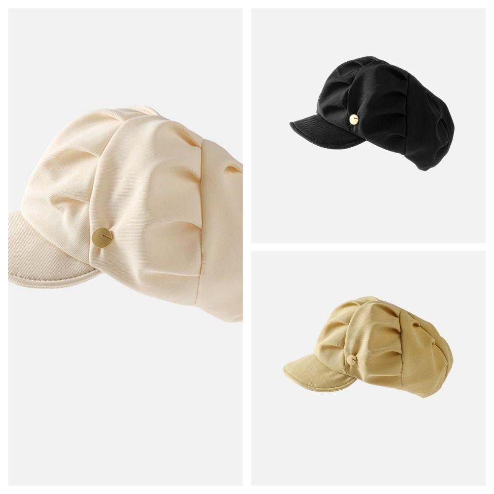 Nón beret Vải Phong Cách Anh Quốc Hàn Quốc 2Lilife Cho Nữ