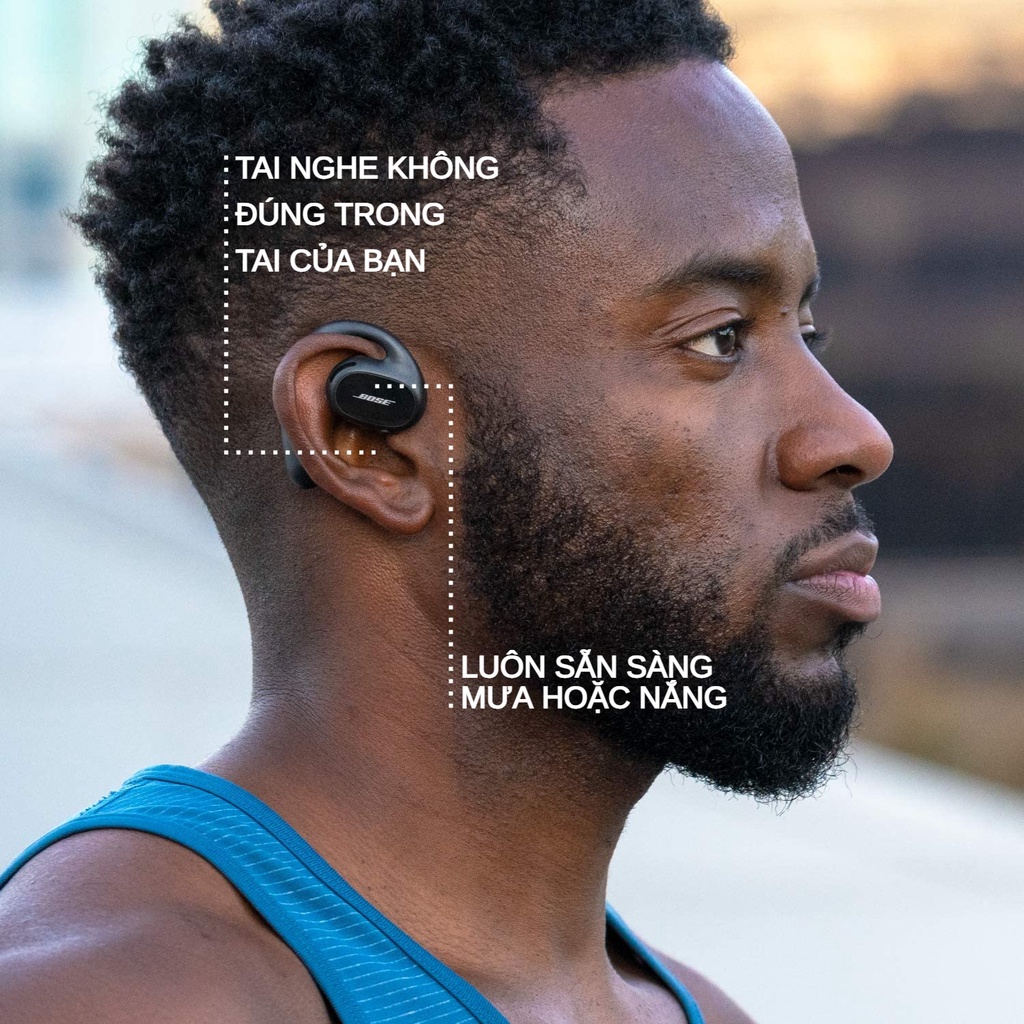 Tai nghe không dây mở Kehoer Sport Tai nghe Bluetooth thể thao có độ trễ thấp có micrô tích hợp