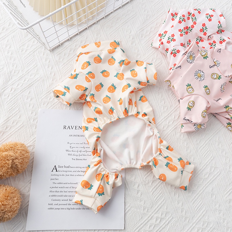 Bộ Đồ Ngủ Liền Thân 12 Màu Dễ Thương Dành Cho Cún Cưng shih tzu