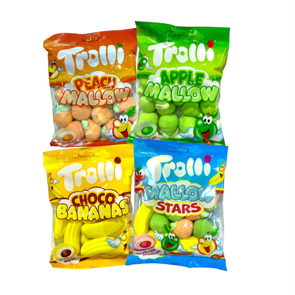 Kẹo Mềm Trolli Mallow vị trái cây gói 150g