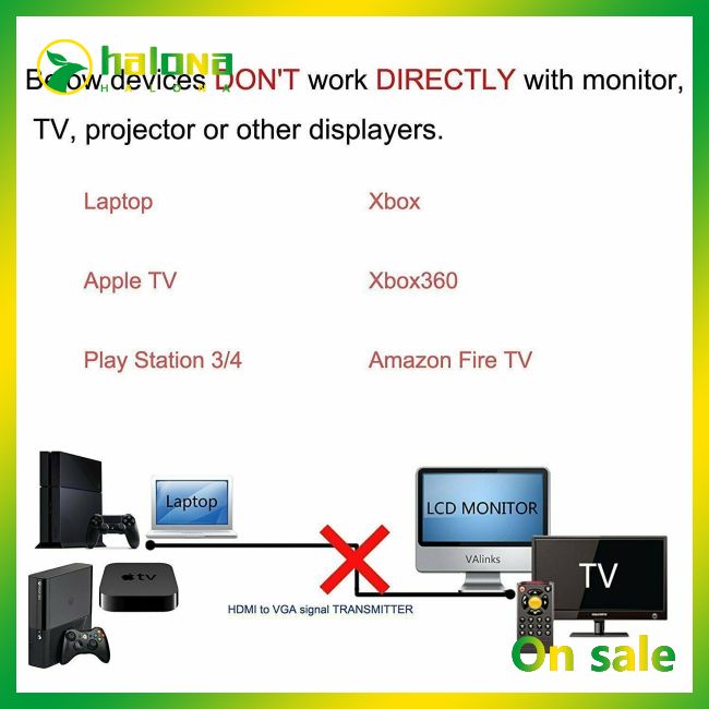 Halo Cáp Chuyển Đổi hdmi Sang vga 1080p Chuyên Dụng
