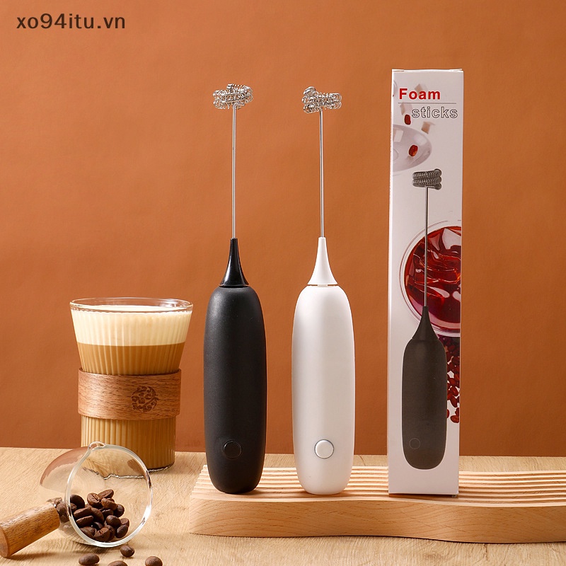 Xoitu Máy Đánh Trứng / Tạo Bọt Sữa Cà Phê Cầm Tay Không Dây mini Chạy Điện