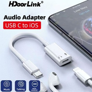 HDOORLINK USB C sang iOS Tai Nghe Có Âm Thanh Cáp Type c Sang iOS Cáp chuyển đổi âm thanh Sạc Dữ Liệu Dây