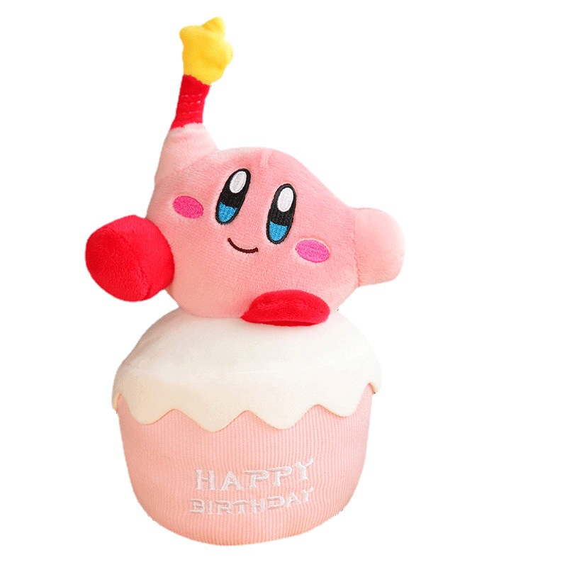 Dễ Thương Đồ Chơi Nhồi Bông Hình Bánh Sinh Nhật Có Nhạc Và Đèn Xinh Xắn