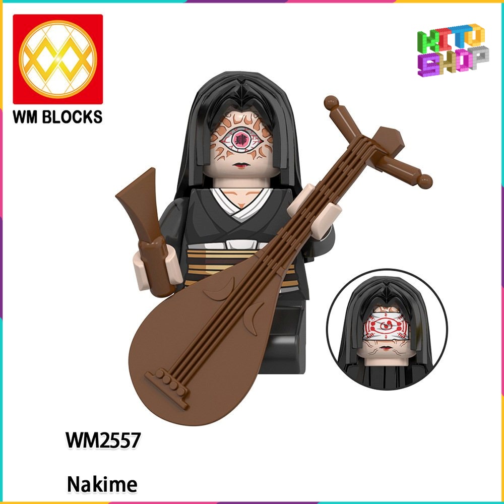 Đồ Chơi Lắp Ráp Minifigures Demon Slayer Thanh Diệt Quỷ Truyện Tranh Mô Hình Tanjiro Muzan Mẫu Mới WM6163