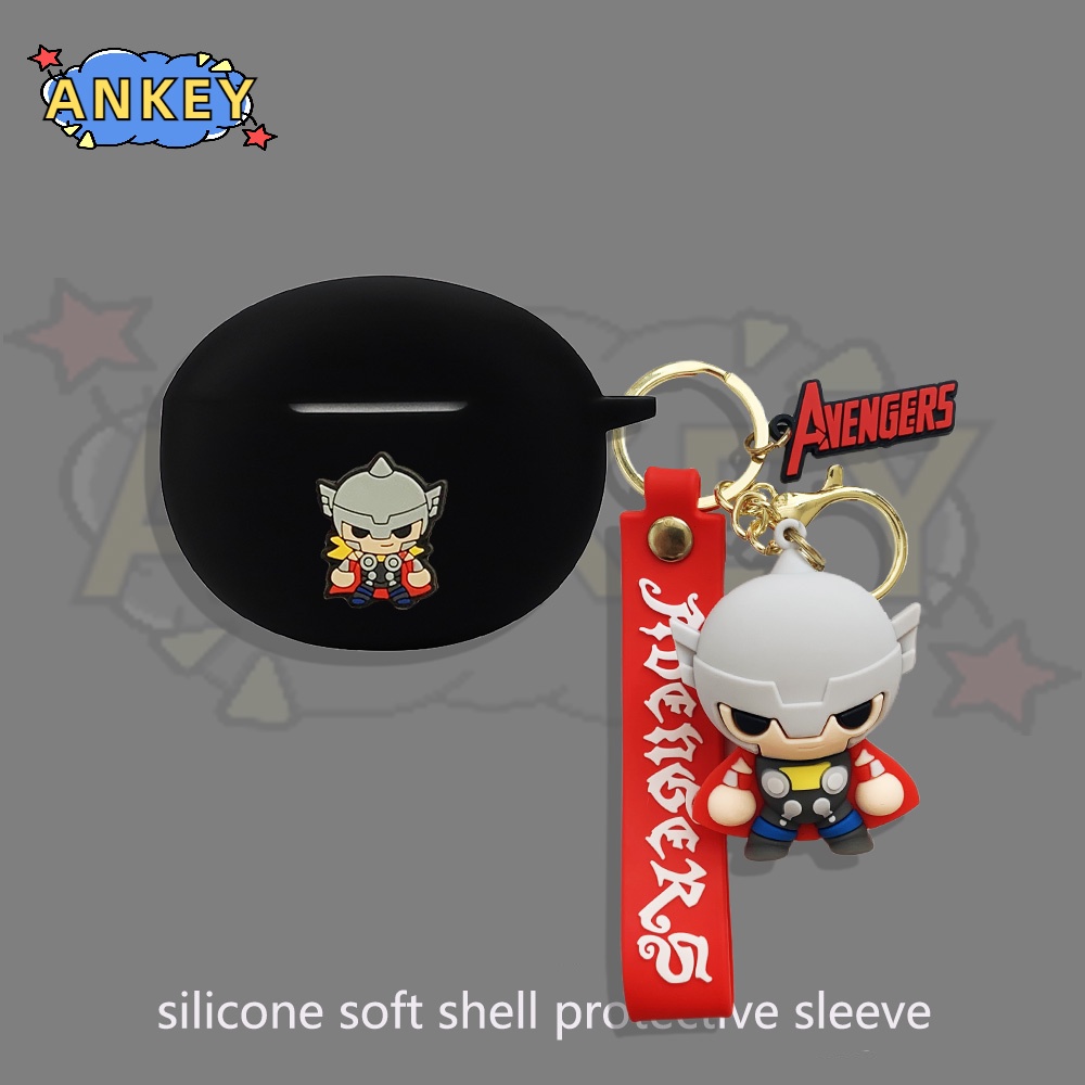Case For SoundPEATS Air 4 Pro / Mini Pro HS / Opera 03 05 Earphone Silicone Cover Cartoon Captain Earbuds Soft Protective Headphone Headset Skin
