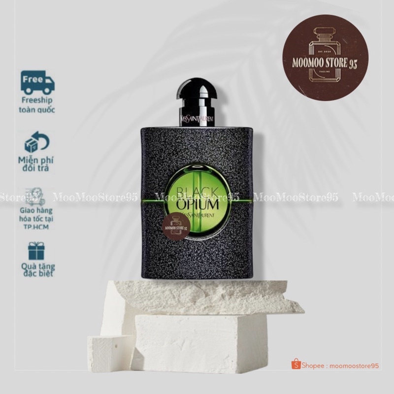 -𝐌𝐨𝐨𝐌𝐨𝐨- Nước hoa unisex Bl4ck Opium 2022 - I l l icti Green