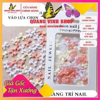 Charm nơ nail cao cấp, charm nơ gắn móng