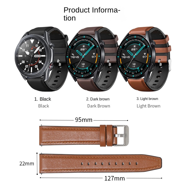 Da Dây Đeo Silicon 22mm Cho Đồng Hồ huawei watch gt 4 46mm huawei watch 4 / gt 2 pro / gt 3 se / gt runner / 2e