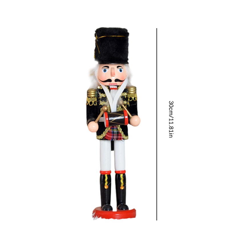 Aasleaty nutcracker Mô Hình Lính nutcracker Bằng Gỗ Thông Truyền Thống 30Cm Trang Trí Giáng Sinh
