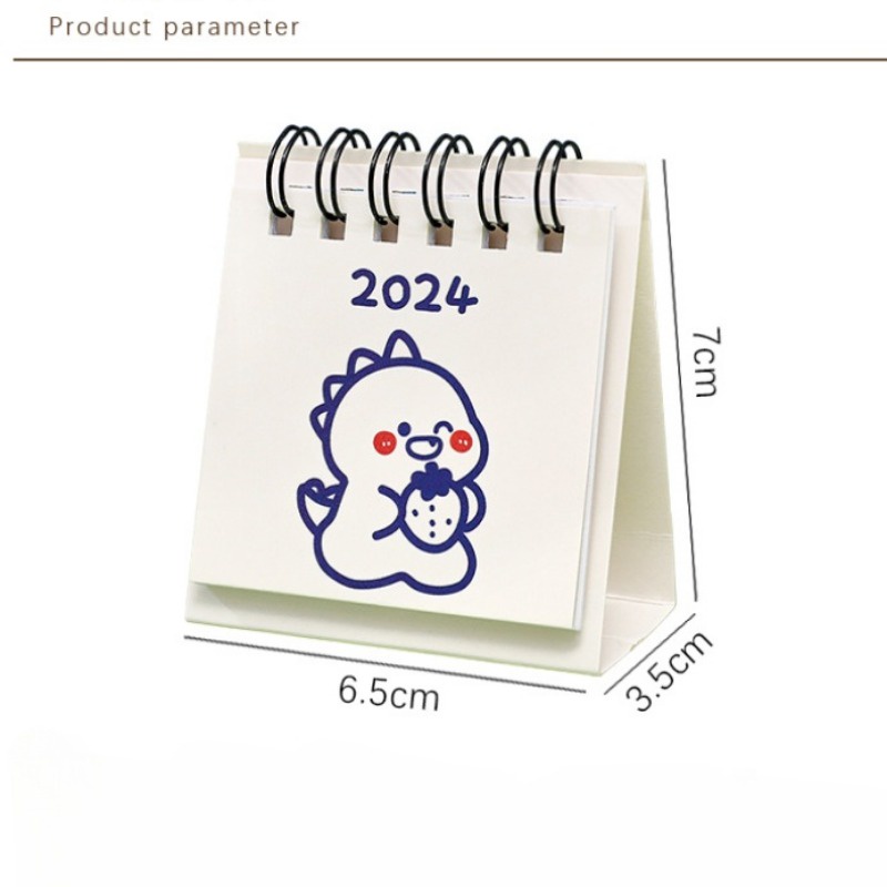 Lịch 2024 mini Để Bàn Trang Trí Dễ Thương