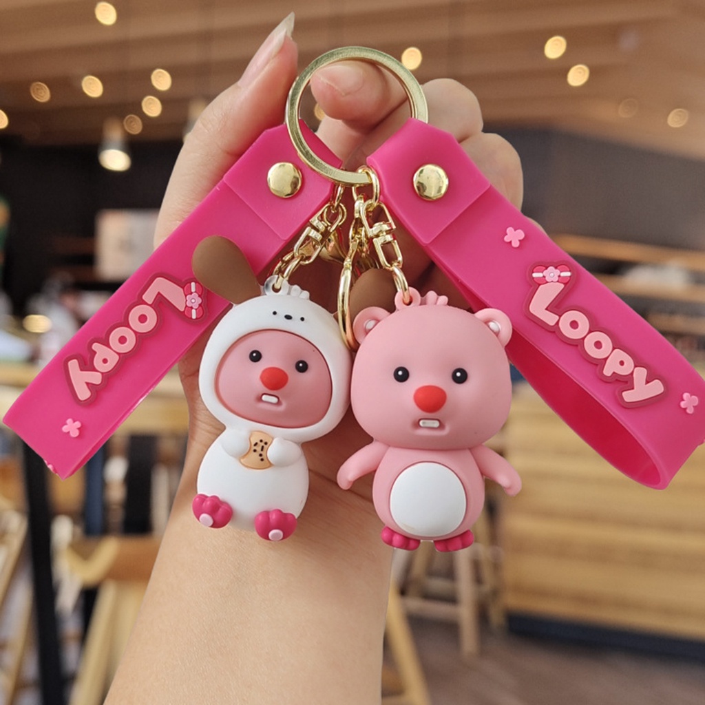 Loopy Móc Khóa Hình Búp Bê Hoạt Hình Dễ Thương Cho Nữ
