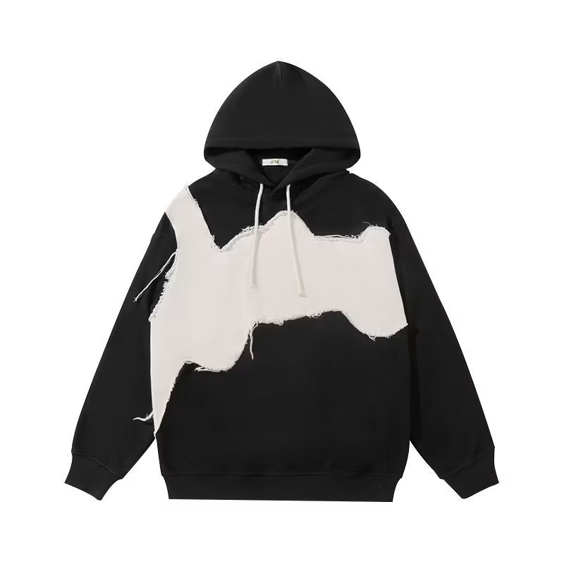 Ucnl Áo Hoodie Dáng Rộng Phối Màu Tương Phản Thời Trang Thu Đông Dành Cho Nam