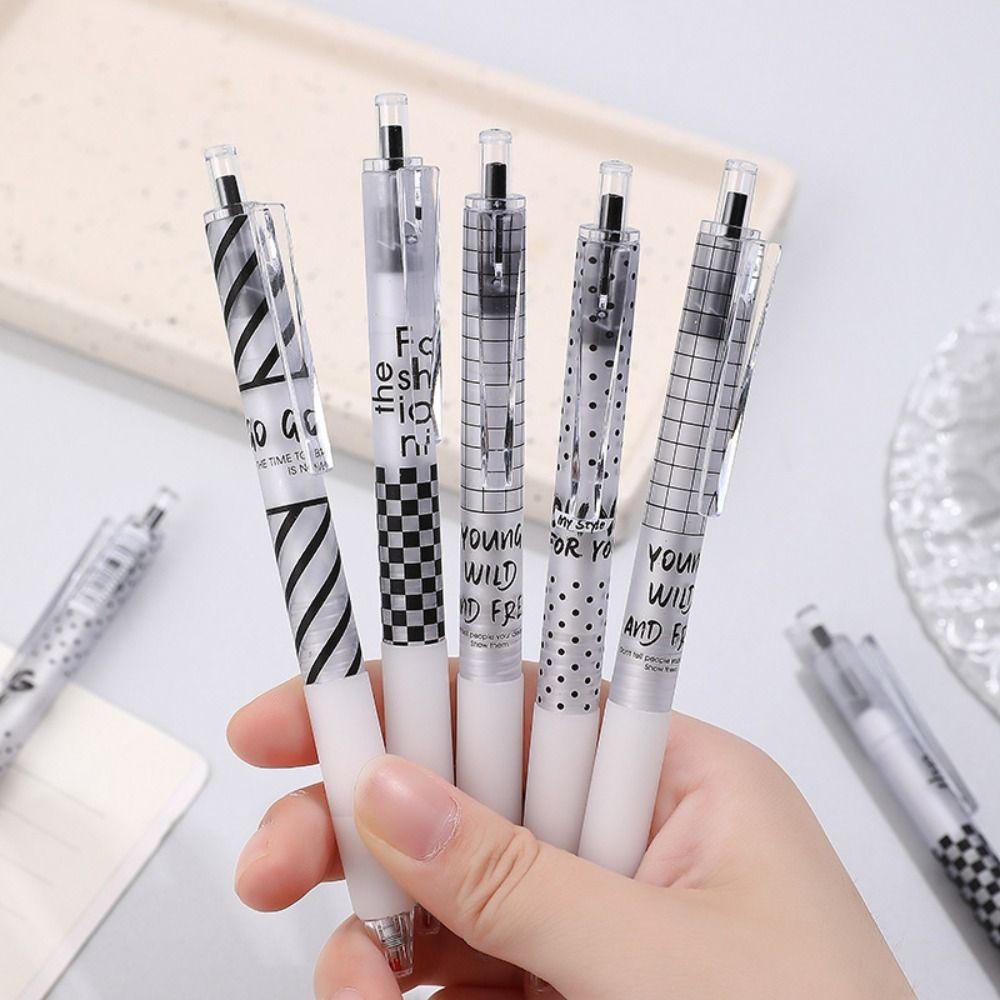 Set 4 Bút Mực gel Ngòi 0.5mm Mực Đen Nhanh Khô