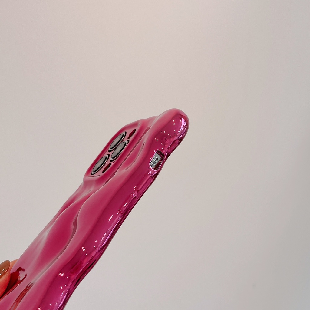 Ốp Điện Thoại Mạ Điện Họa Tiết Hoa Hồng & Bong Bóng Cho iphone 15 promax 15 14 pro max 14pro 14 13 pro max 12 pro max 11