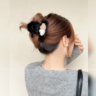 Kẹp TóC HìNh Cá MậP PhốI Lông Nhung ThờI Trang Cho Nữ