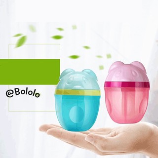 Hoạt hình hộp đựng sữa bột ba tầng sức chứa lớn có thể xoay được