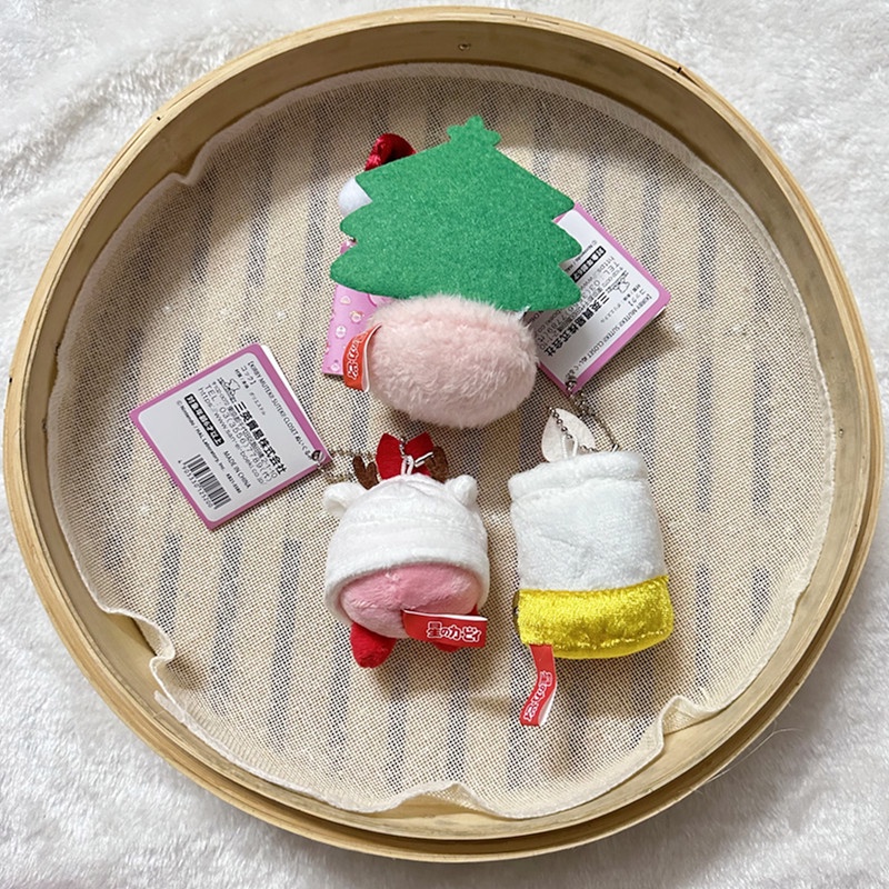 Búp Bê Nhồi Bông Hình Ông Già Noel kts kirby Trang Trí Cây Thông Giáng Sinh Cho Bé Gái