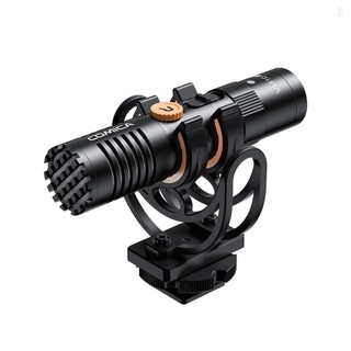Micrô máy ảnh comica vm10 pro với cổng 3.5mm chống sốc & gió tương thích với điện thoại / máy quay ghi âm