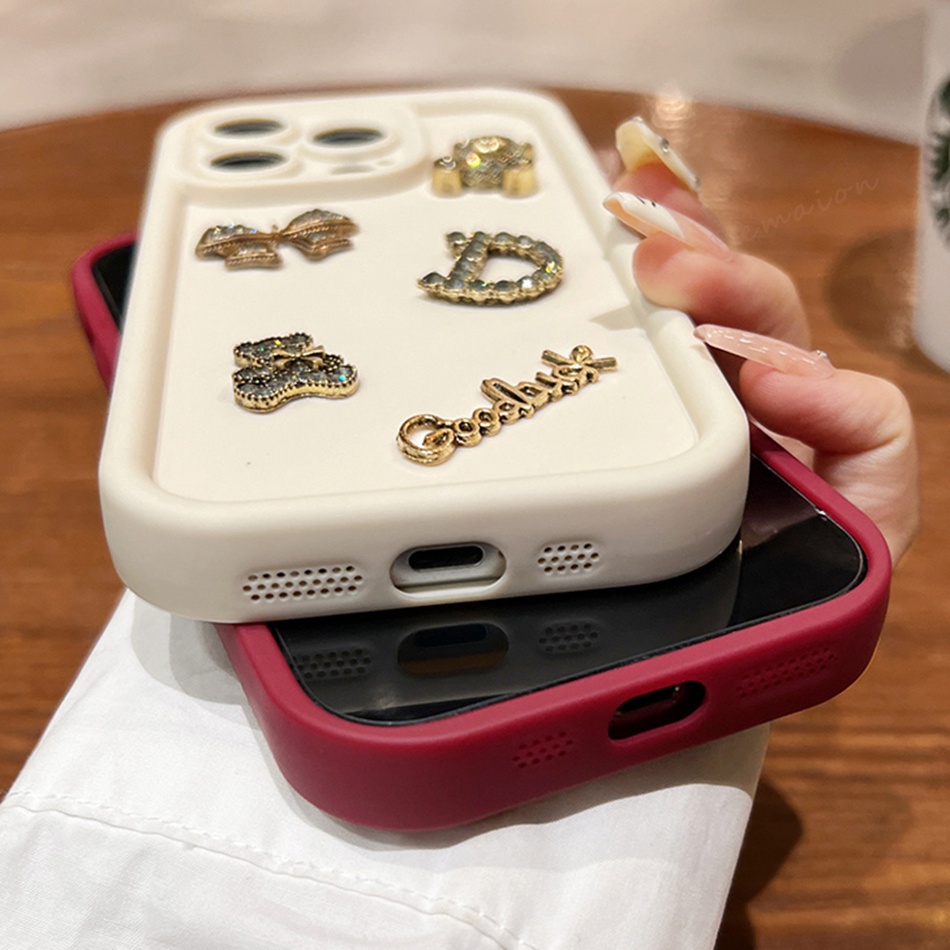 Sang Trọng Ốp Điện Thoại Silicon Mềm Hình Gấu Cho iphone 11 12 13 14 15 pro max 11pro x xr xs max 6 6s 7 8 plus se 2020 13pro 14pro