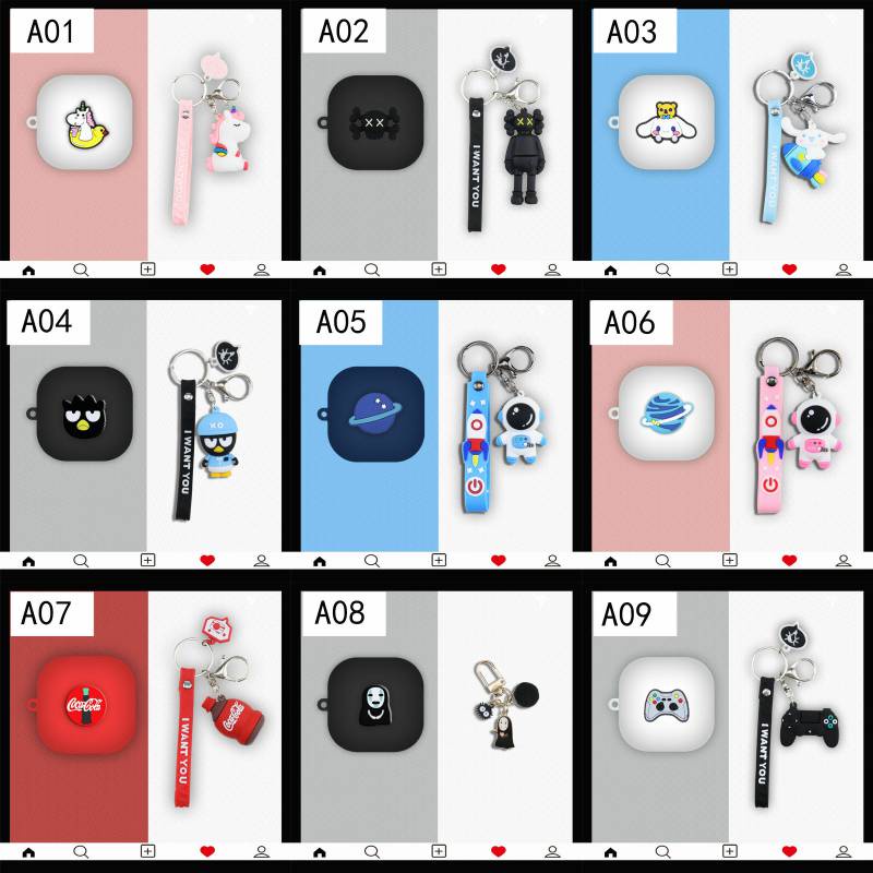 ED11 Samsung Galaxy Buds FE case / Buds Live /  Buds Pro / Buds 2  /  Buds2 PRO Silicone Case Cover series Protective Case for Samsung Galaxy Buds