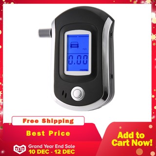 【adorb2】Digital Breath Alcohol Tester LCD Analyzer With 5 Mouthpiece Quick Response