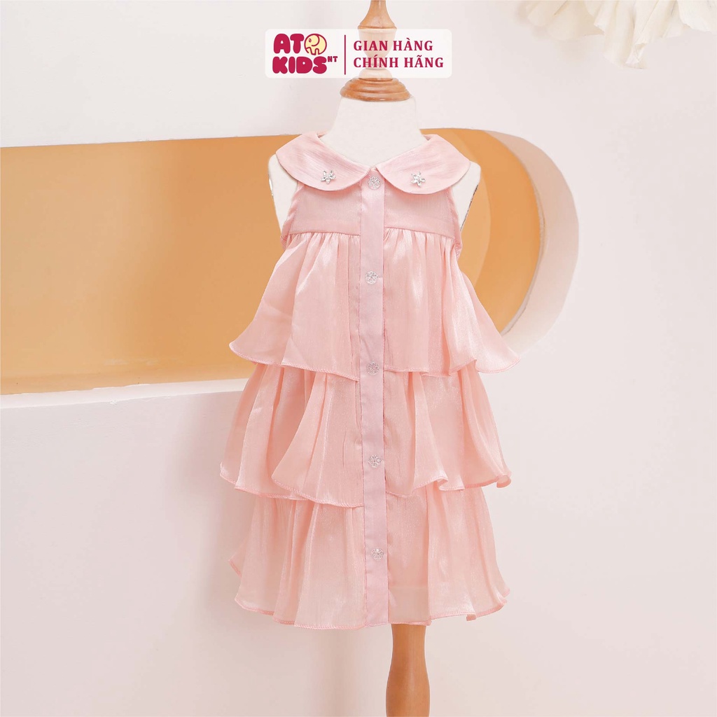 Đầm Sen cổ bèo AT105