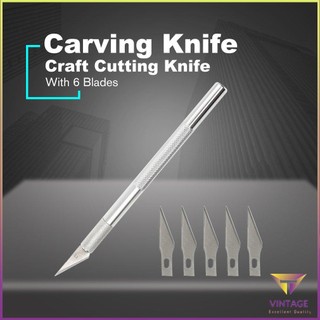 Craft Artwork Cutting Knife DIY Carving Stencil Scoring Hobby Chisel [A/7]