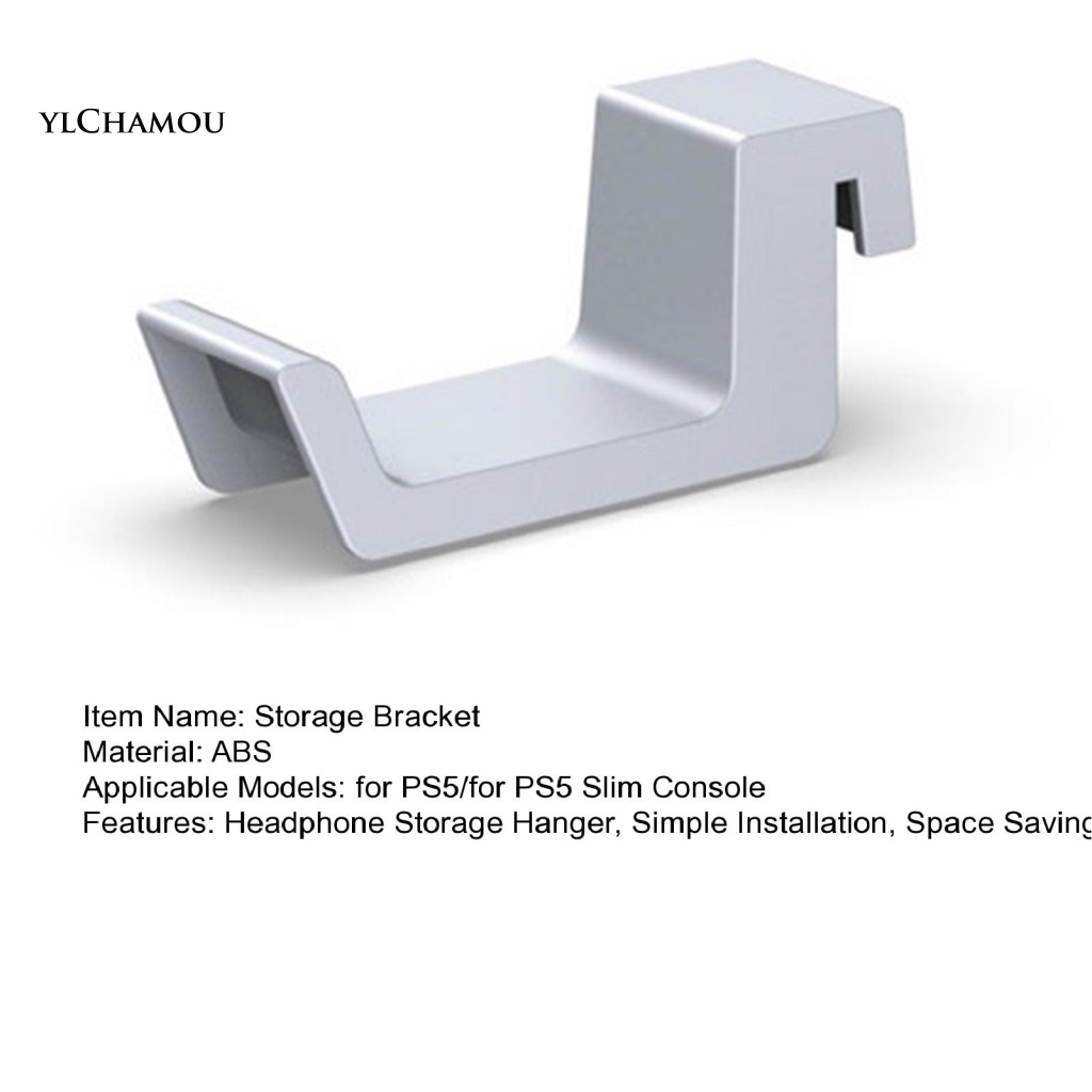 Ylchamou Giá Đỡ Lưu Trữ Và Lưu Trữ Tai Nghe Tiết Kiệm Không Gian Cho ps5 / ps5 slim