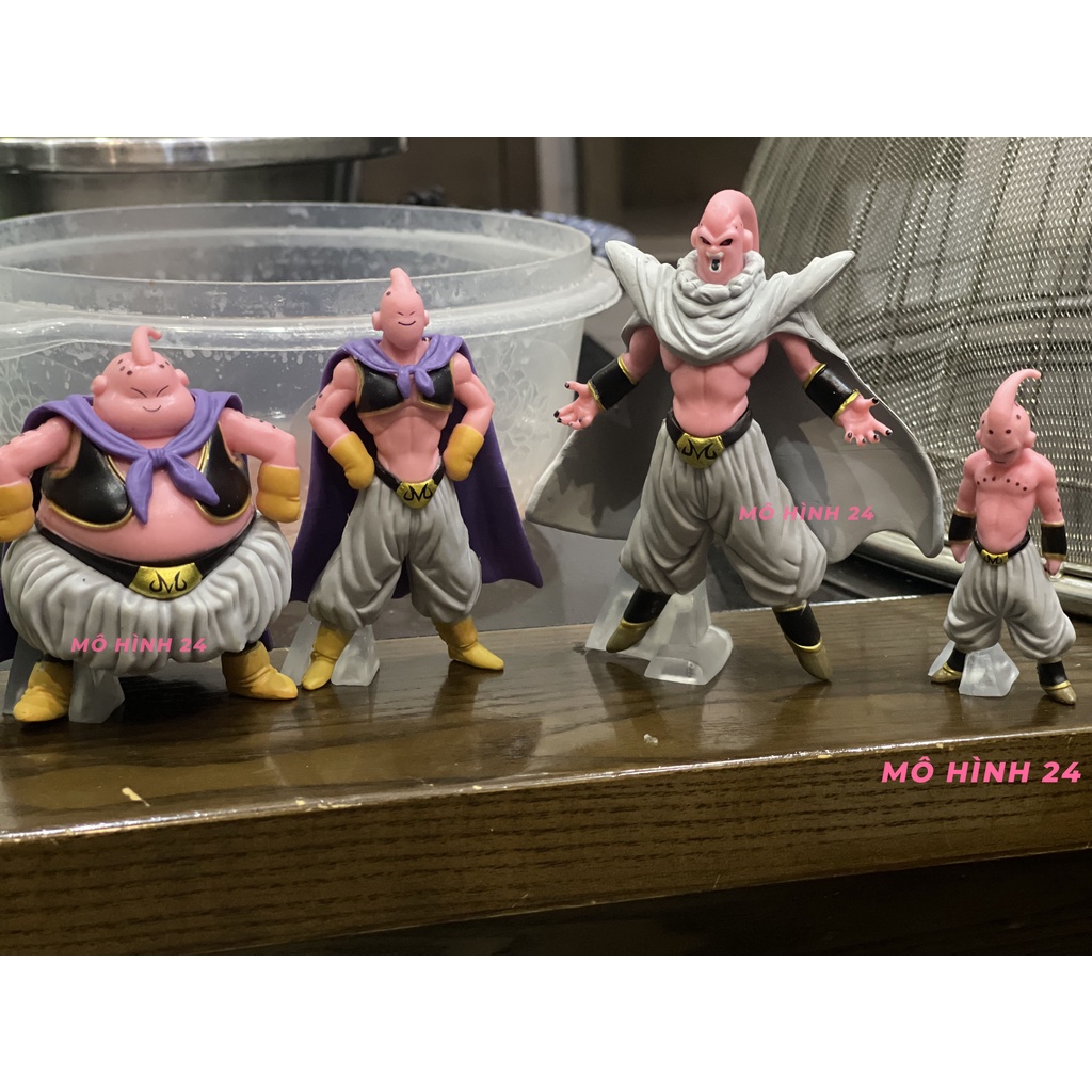 Bộ mô hình đầy đủ nhân vật Majin Buu ma bư trong Dragonball Z figure full
