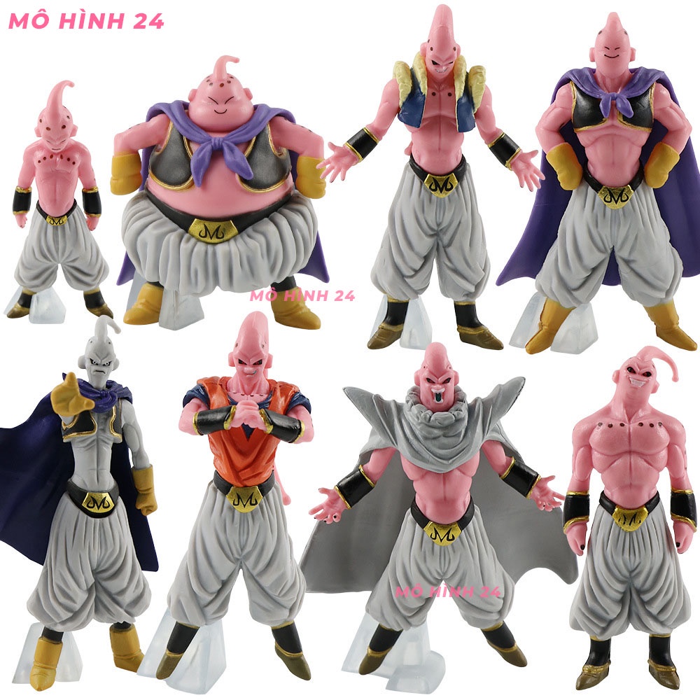 Bộ mô hình đầy đủ nhân vật Majin Buu ma bư trong Dragonball Z figure full