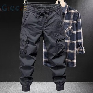 【GIGGLE】Cargo Pants Durable Loose Outdoor Slight Stretch With Multiple Pockets