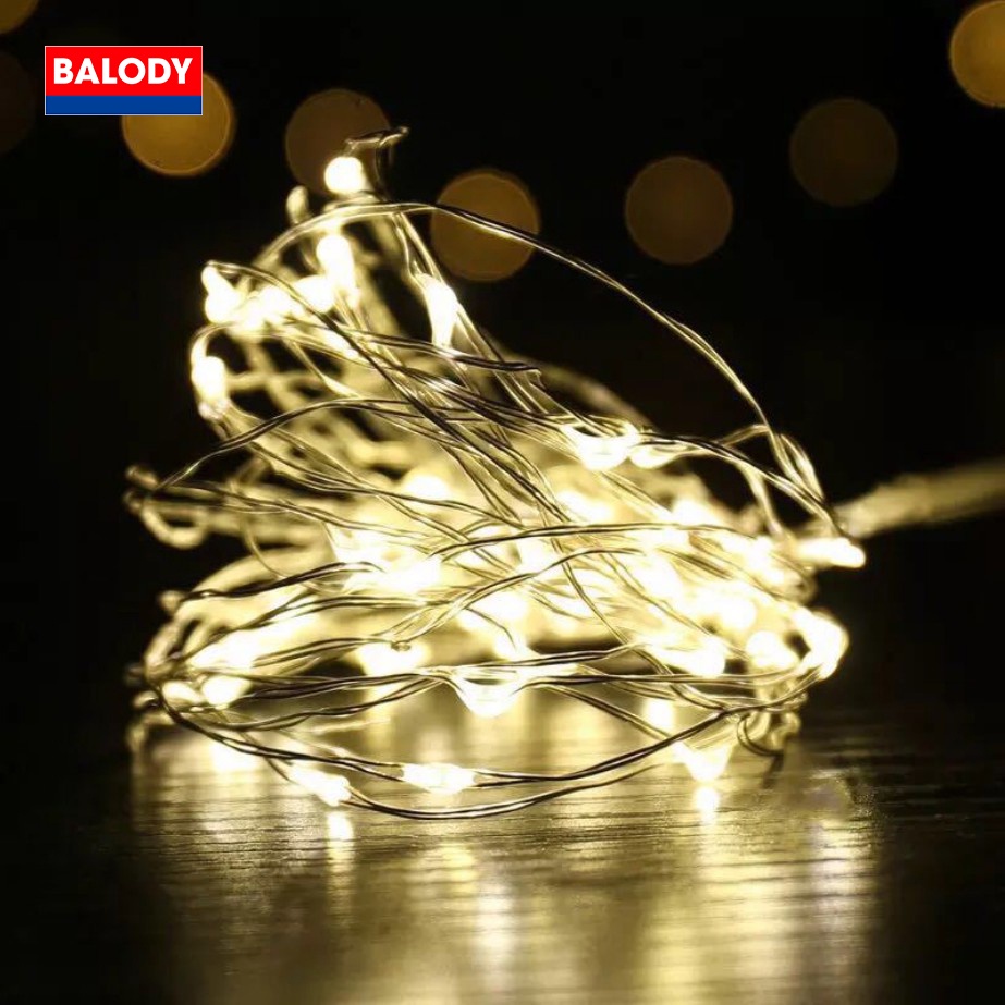 Đèn Led đom đóm BALODY decor trang trí tiệc cưới, sinh nhật treo tường dài 1m